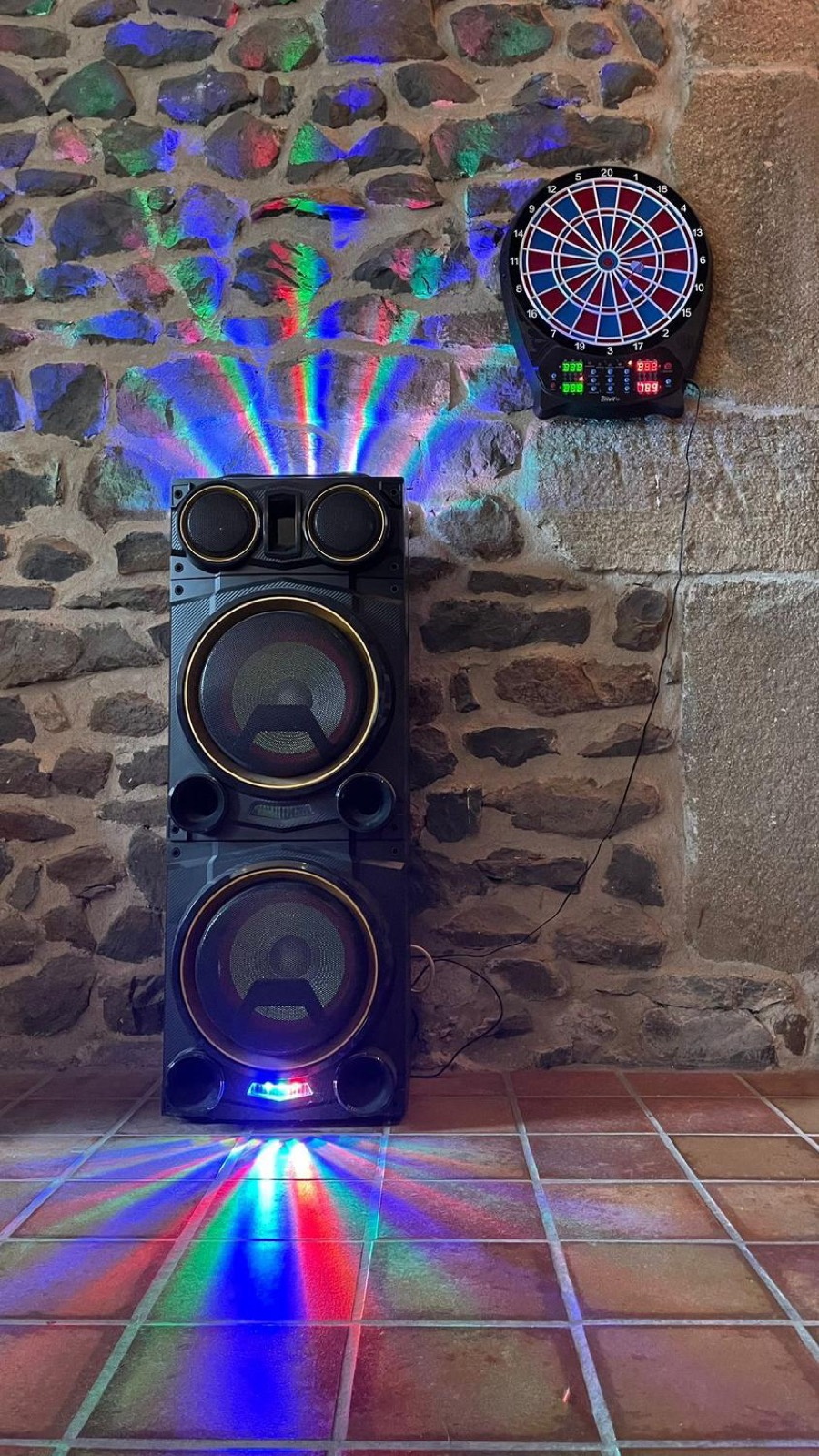 Bluetooth speaker and darts