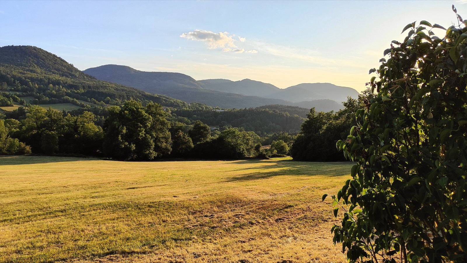 View of the surrounding hills